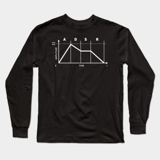 Synthesizer ADSR Envelope | Synth Design Long Sleeve T-Shirt